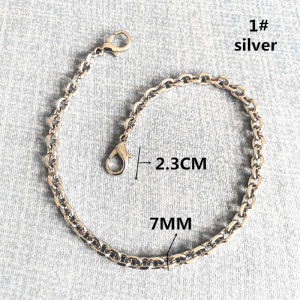 Bag Chain 7MMO Word Grinding Chain Strap Accessories Bag Metal Chain Womens Bag Fashion Bag Strap Single Shoulder Diagonal Underarm Handheld Chain Bag Strap Chain