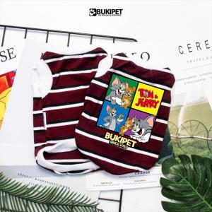 Baju kucing anjing kelinci monyet cowok cewek lucu murah - BUKIPET TOM AND JERRY T-SHIRT