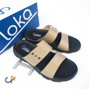 Cloka - Balloch - Sandal Pria Slide | Sendal Simple Kasual | Sandal Distro Cowok
