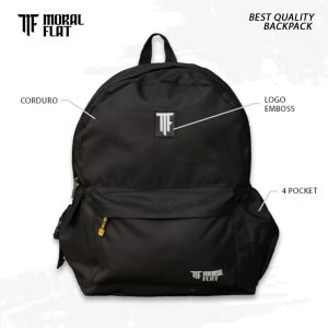 Moral Flat-Tas Ransel-Backpack-Black Series-MF