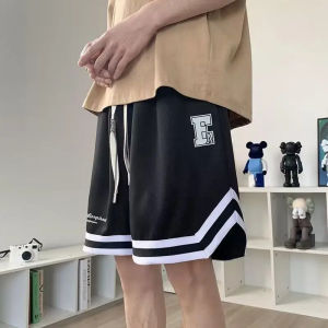 Trendy Brand Summer Slim Cropped Pants Outdoor American Casual Pants Loose Oversized Basketball Sports Pants