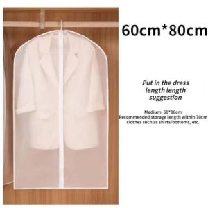 Clothes Dust Cover Transparent Dust Bag Hanging Cloth Washable Keep clean clothes PEVA Dust-Proof