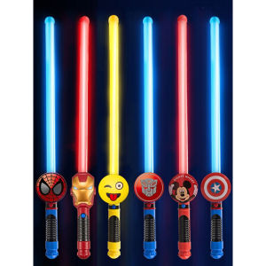 Kiếm phát sáng đồ chơi trẻ em kiếm siêu nhân marvel người nhện spider man iron man có đèn nhập vai hóa trang cho bé