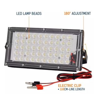 Đèn Pha Led 50W DC 12V IP66 Sáng Trắng
