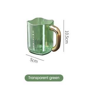 Gelas Minimalis Gelas Tempat Sikat Gigi / Gelas Kumur Aestethic Gelas Air Minum Kristal Transparan