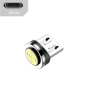 ECILY 540° Magnetic Cable 3A Fast Charging Micro USB Type C Cable For i-Phone Xiaomi Samsung Magnet Charger Phone Data Cord Wire