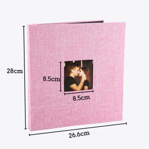 🇸🇬 [New Product Sale] Linen Self Adhesive Photo Album DIY Memory Scrapbook - Birthday Gift Wedding Anniversary