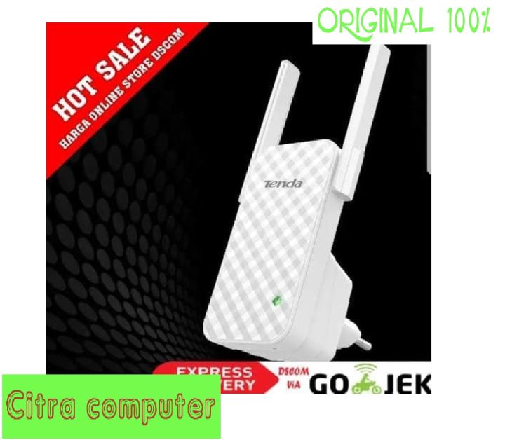 Tenda A9 Range Extender Perpanjangan Sinyal Wifi Lazada Lazada