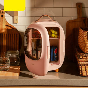 Baseus 8L Mini Car Fridge Portable Refrigerator Freezer Heating Fridge Compressor Quick Cooling for Car Home Camping Desktop