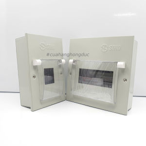 Tủ điện vỏ kim loại 2 Đường 4 Đường 6 Đường 9 Đường lắp nổi SINO