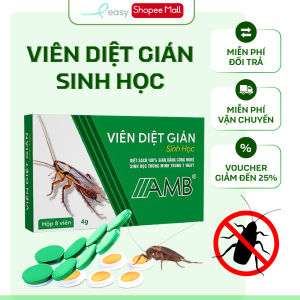 Thuốc diệt gián AMB 8 viên hiệu quả cao an toàn cho người và vật nuôi trong nhà
