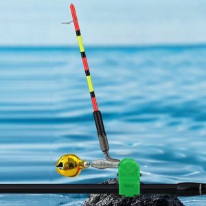 ADREE Waterproof Electronic Fish Bite Alarm Float Portable Automatic Reminder Fishing Bobber LED Light Fishing Bite Alarm Night Fishing