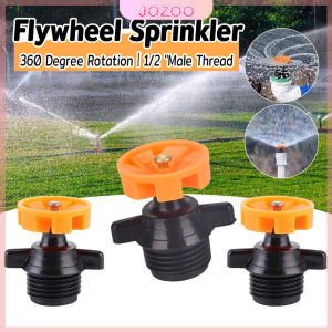 Jozoo 360 Degree Rotating Watering Nozzle 1/2" Male Thread Automatic Rotation Sprinkler Lawn Irrigation