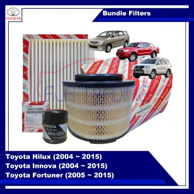 3in1 Combo Filters For Toyota Innova (2004-2015) Toyota Fortuner (2005-2015) Toyota Hilux (2004-2015)
