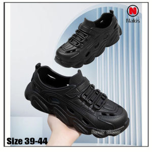 Fanie Shoes - Nakis N6060M Size 39-44 Sepatu Kerja Slip On Karet Pylon Pria Tahan Air
