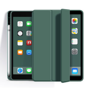 KENKE iPad Case with Pencil Holder with Soft Flexible TPU Back Cover for Apple iPad 2022 M2 Pro 11 inch iPad 10 th gen 10.9 inch iPad Pro 2020 2021 Cover left pen tray Auto Sleep/Wake and Multiple Viewing Stand Modes Anti-fall