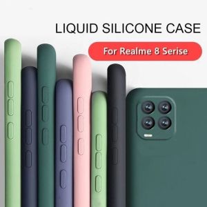 Soft Case Oppo Realme 8 Realme 8 Pro Realme 8 5G Realme 8i Liquid Silikon Slim Skin Candy Macaron Bludru