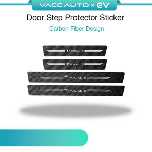 VACC AUTO Door Step Anti Scratch Side Door Sill Strip Protector Sticker For Tesla Model 3 2017-2023 Car Accessories