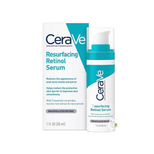 CeraVe 0.3% Retinol Ceramides Resurfacing Serum 30ml Fade Post Acne Scar Refine Pores Gentle Skin Renew Treatment