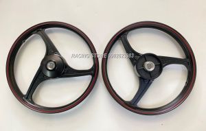 MÂM (VÀNH) ĐÚC KIỂU 3 CÂY EXCELL  CHỈ ĐỎ GẮN DR WA ..2.PHANH CƠ ( THẮNG ĐÙM TRƯỚC SAU).