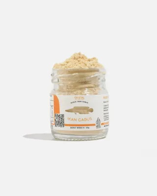Gabus Food Powder 20g/Bubuk Ikan Gabus / Kaldu MPASI / Tinggi Albumin - Crystal of the Sea