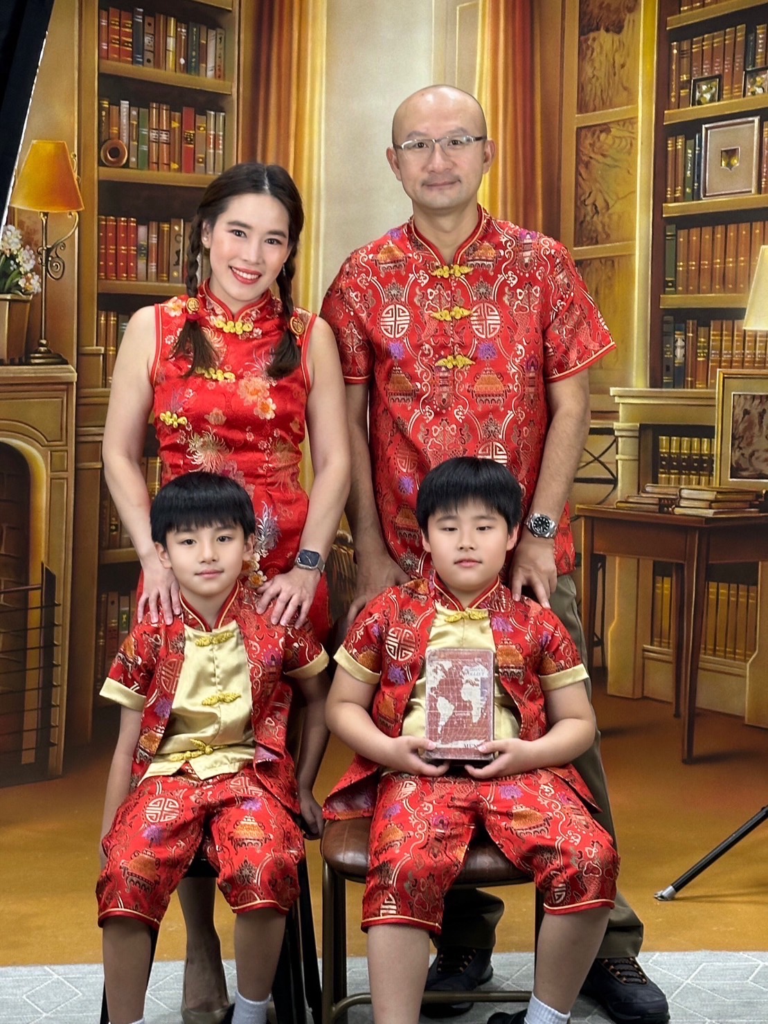 ชุดประจำชาติ Chinese Dad เสื้อตรุษจีน ผู้ชาย 2401