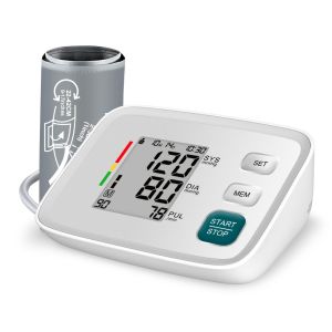 【Original 】1pc ALPHAMED U80E Automatic Upper Arm Blood Pressure Monitor with Adjustable Cuff 22.1-43.18 cm Digital Sphygmomanometer 2x90 Group Memory Battery Operated (Batteries Not Included)