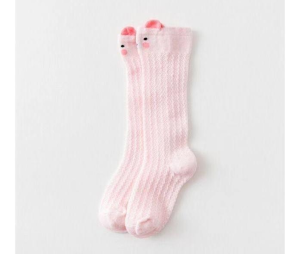 Baby Cotton Socks with Soft and Breathable Long knee Socks for Baby Mosquito-proof Mesh Cotton Socks for Baby Anti Mosquito Socks for Sumer Mesh Socks