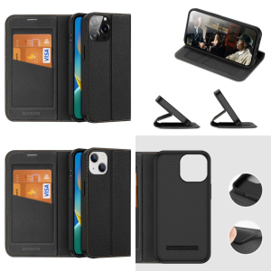 DUX DUCIS SKIN X2 Premium PU Leather Cardslot Magnetic Flip Phone Case for iPhone 14 Pro/ 14 Pro Max TPU Cover Casing