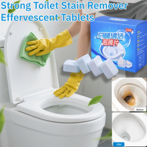 Strong Toilet Stain Remover Effervescent Tablets Bowl Stain Urine Stain Remove Toilet Bowl Foaming Cleaner