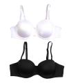 BENCH- TUR0025 Women's 2-in-1 Pack Strapless Push Up Bra. 