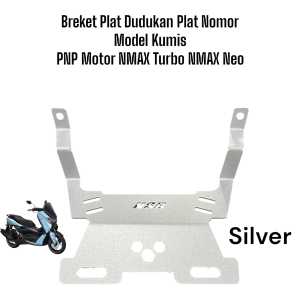 Breket Plat Nomor Dudukan Plat Nomor Depan Model Kumis PNP Nmax Turbo Nmax New Neo 2024