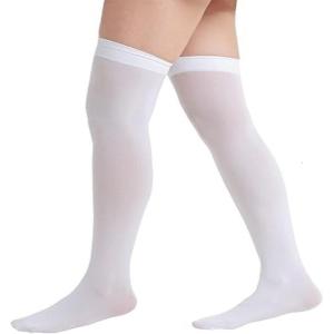 Thigh High Socks for Women Long Tube Stockings Over the Knee Socks Summer Nylon Stockings Halloween Cosplay Stockings