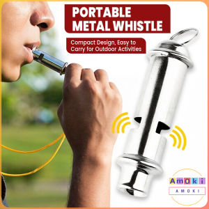 Amoki【Ready in Stock】 Small Whistle High Frequency Whistle Life-Saving Whistle Survival Whistle