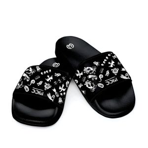 TERBARU Sandal Selop Pria Slip On Distro Casual Dewasa Motif Dollar Size 38-43 Mcp.co