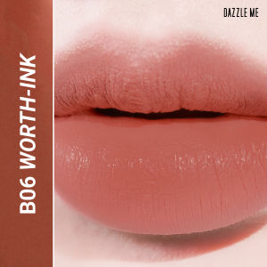 DAZZLE ME Ink-Matte Lip Cream ลิปเนื้อครีมให้ฟินิชแมท ติดทนยาวนาน 12ชม.เม็ดสีแน่นกลบริมฝีปากคล้ำได้อย่างเนียนสนิท