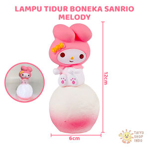 TAIYO Boneka Lampu Tidur Karakter Cahaya Terang LED Lamp Malam Figure Figur Dekorasi Hiasan Kamar