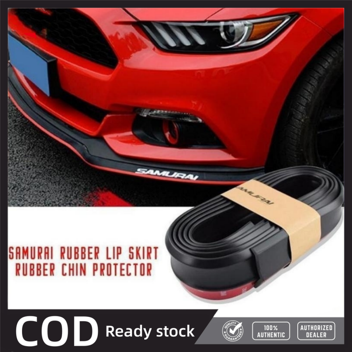 2.5M Car Bumper Lip Stickers Car Front Bumper Lip Rubber Car Bumper Guards Lip Mouldings Splitter Chin Body Auto Bumper Exterior - 34