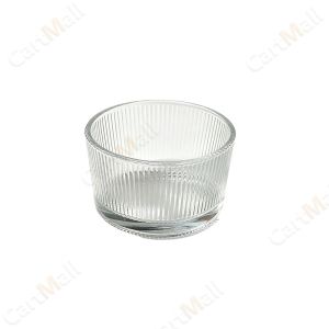 1Pc Glass Snack Bowl 200ml Transparent Glass Pudding Dessert Bowl for Yogurt Appetizer Fruits