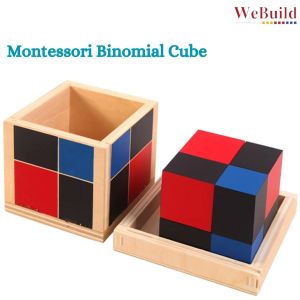 Montessori Binomial Cube  二项式立方体 Toddler Preschool Children Early Educational Wooden Mathematic Cube Permainan WeBuild