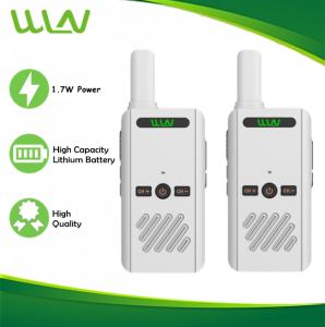 Wln KD-C260 1.7W UHF 400-470MHz 16 Channel Walkie Talkie Two Way Radio (SET OF 2)