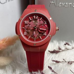 (BISA COD) Jam Tangan Wanita Alexandre Christie AC 2A02 AC2A02 Original Garansi Resmi 1 Tahun - Rubber