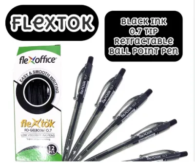 Flex Office Flextok and Flex Stick 12pcs. Ballpen 0.5mm and 0.7mm