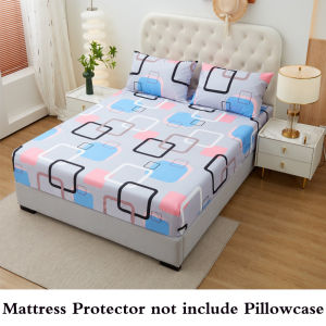 100% Waterproof Mattress Cover Anti Mites 5Sides Waterproof Foam Cover Full Package Style Fitted Bed Cover Single/Double/Full/Queen/King Size