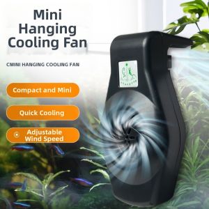 OOC Silent Aquarium Cooling Fan Wall-Mounted Powerful Fish Tank Fan Refrigeration Stick Energy Efficient External Chiller Aquarium Use