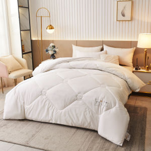 【Super low price】Luxury 100% Wool Quilt Core Autumn Winter Thickened Warm Quilted Comforter Fluffy Soft King Queen Size Solid White Duvet Insert