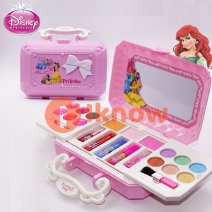 I know Disney Princess Frozen Makeup Set for Girl Toys for Kids Birthday Gift Children Make Up Toys Elsa Anna Kids Halloween Makeup Set