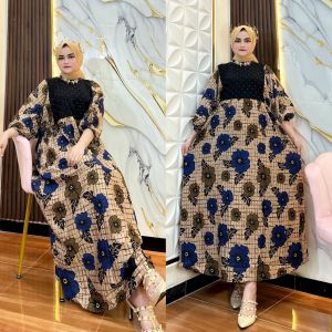 Gamis Tali Lonceng Bahan Rayon Gamis Wanita Viral 2025