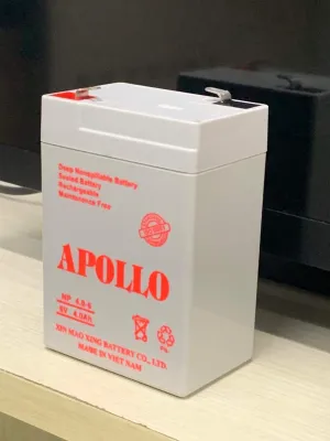 Bình Ắc Quy Khô Apollo 6V 4.0Ah NP 4.0-6