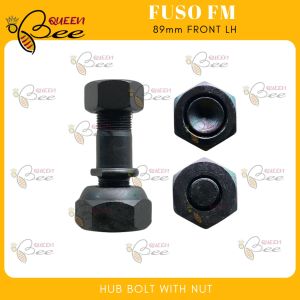 QUEENBEE Mitsubishi Fuso FM 89mm Front HUB BOLT WITH NUT STUD WHEEL HUB DRUM RH/LH